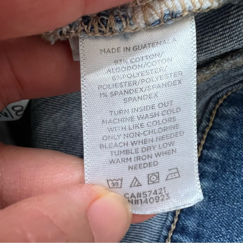 🌸3/$30 LOFT Women's Blue The Slim Flare Jeans- Size 00 - Picture 9 of 10